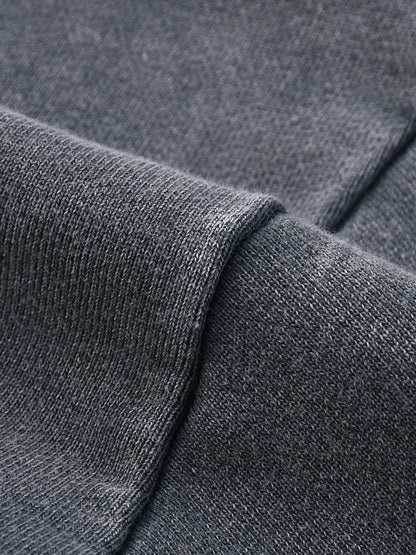 Snow Washed Raw Edge Cropped Sweatshirt ODMPOD