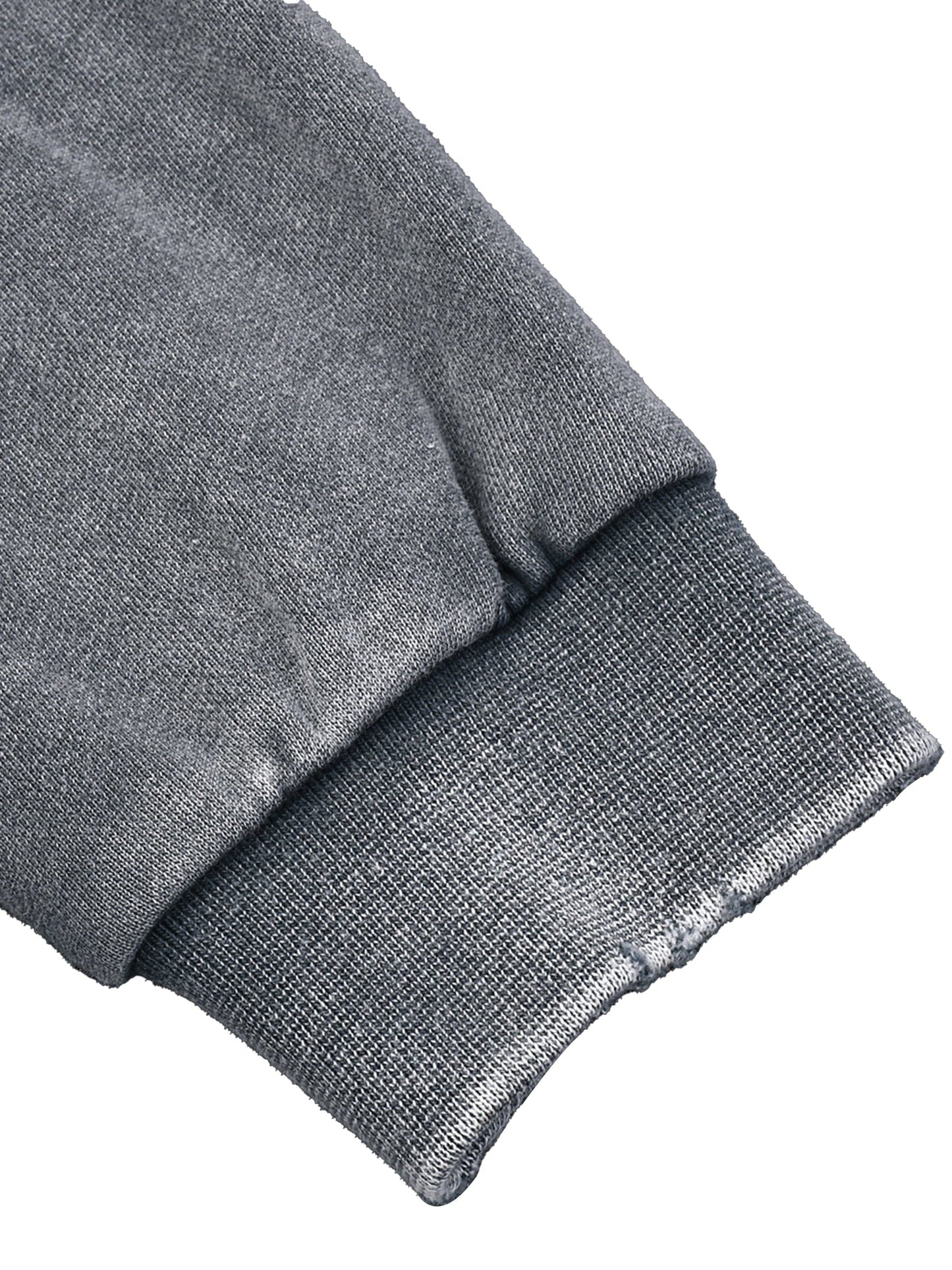 Snow Washed Raw Edge Cropped Sweatshirt ODMPOD