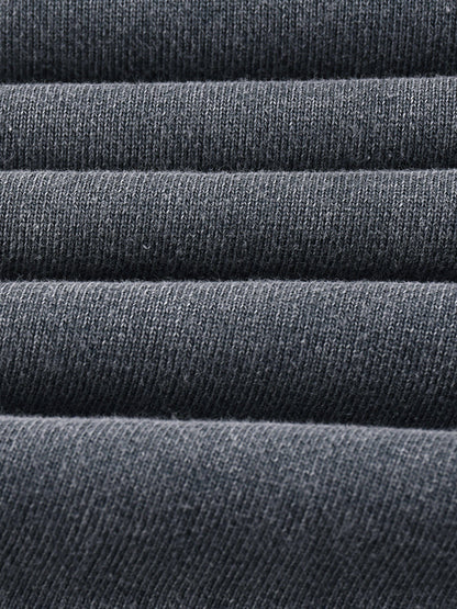 Snow Washed Raw Edge Cropped Sweatshirt ODMPOD