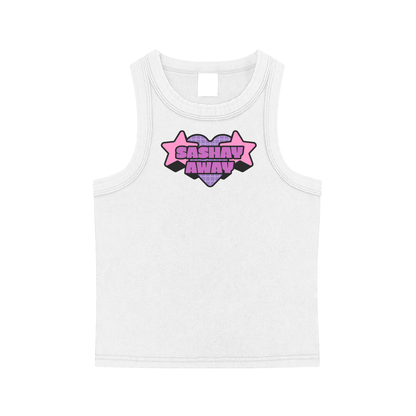 White / S Snow Washed Tank Top ODMPOD