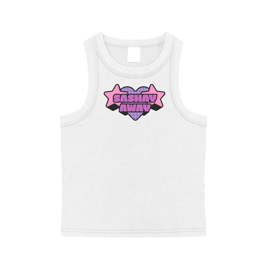 White / S Snow Washed Tank Top ODMPOD