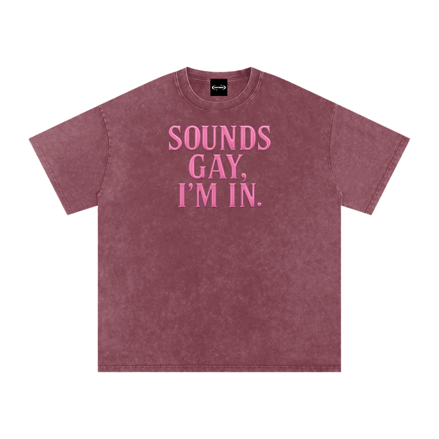 Oversize Tee SPICY / S SOUND'S GAY, I'M IN. Premium Oversized Tee ~ GAYSBIE PREMIUM MATERIALS