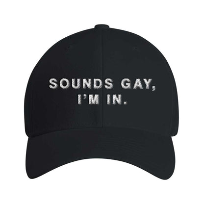 Caps SOUNDS GAY IM IN Embroidered Cap ~ GAYSBIE PREMIUM MATERIALS