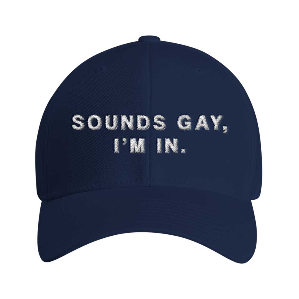 Caps SOUNDS GAY IM IN Embroidered Cap ~ GAYSBIE PREMIUM MATERIALS