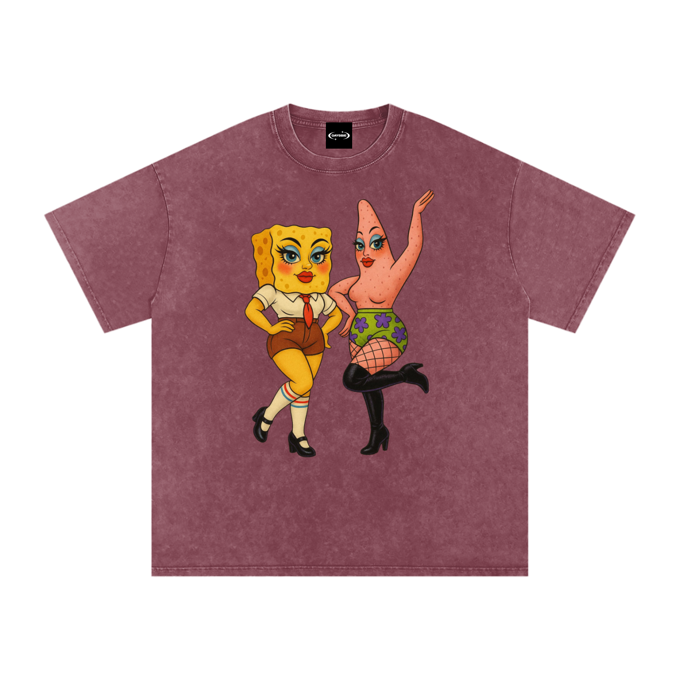 Oversize Tee SPICY / S Sponge & Patty Premium Oversized Tee ~ GAYSBIE PREMIUM MATERIALS