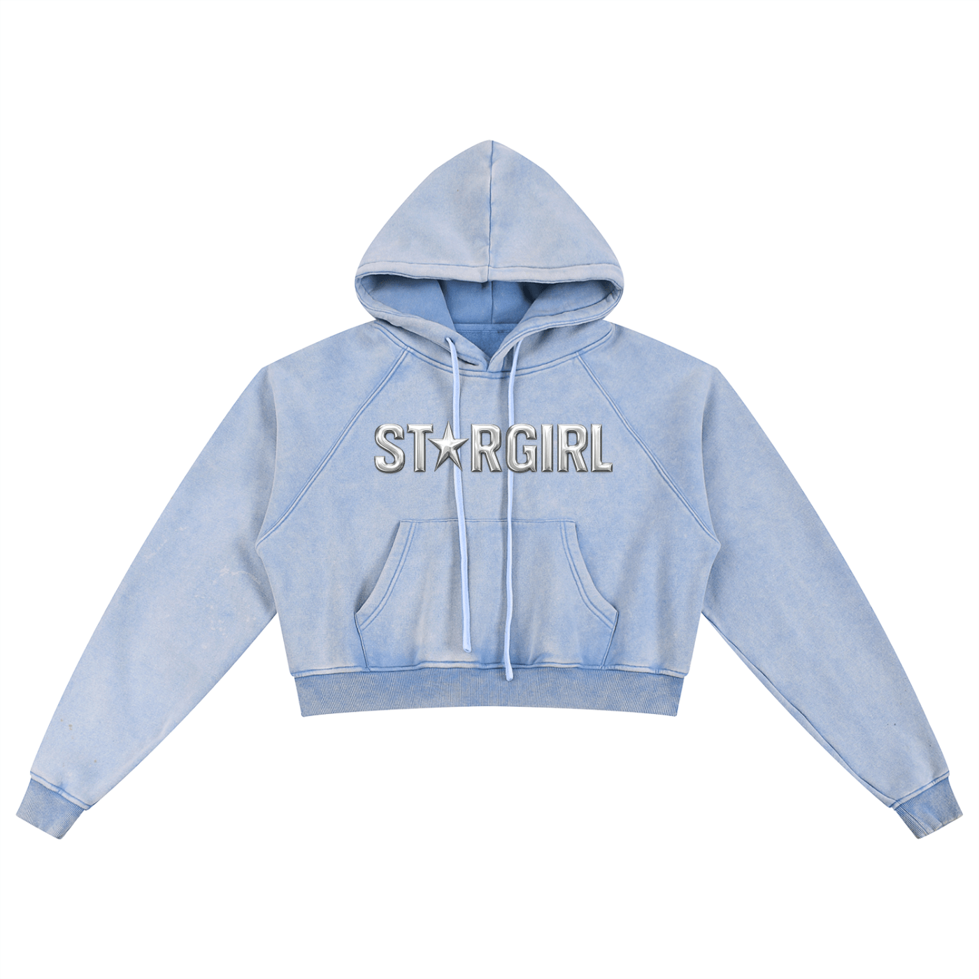 Blue / S STARGIRL Premium Cropped Hoodie ~ GAYSBIE ODMPOD