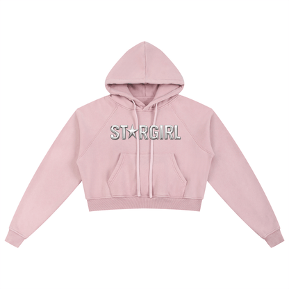 Light Pink / S STARGIRL Premium Cropped Hoodie ~ GAYSBIE ODMPOD