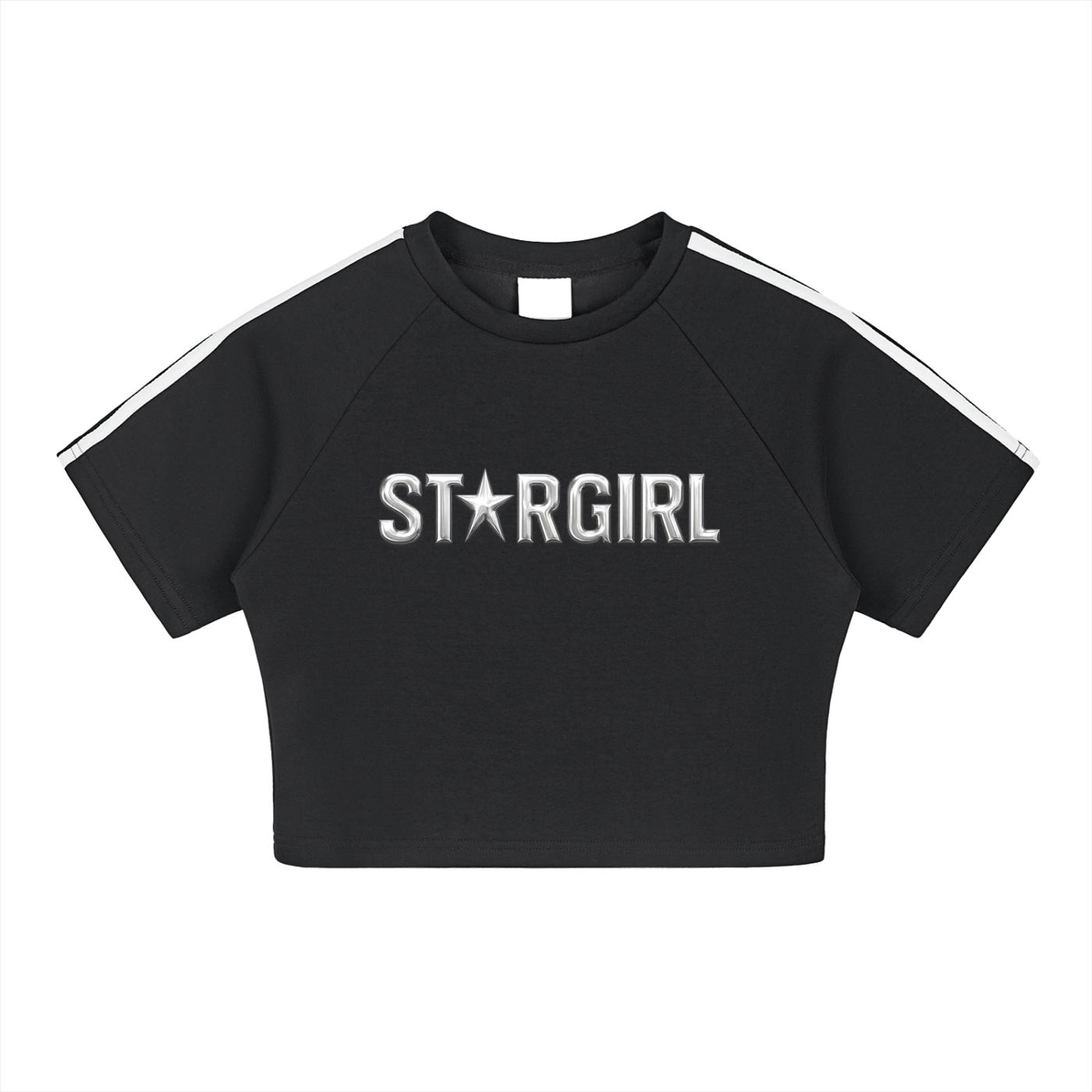Black / S STARGIRL Taped Performance Crop ~ GAYSBIE ODMPOD
