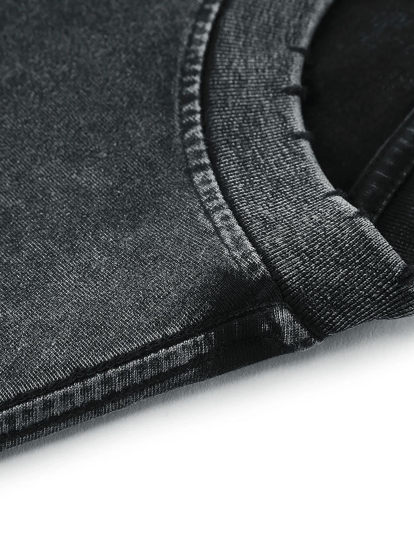 Streetwear Unisex Snow Washed Frayed Hem Tank Top ODMPOD