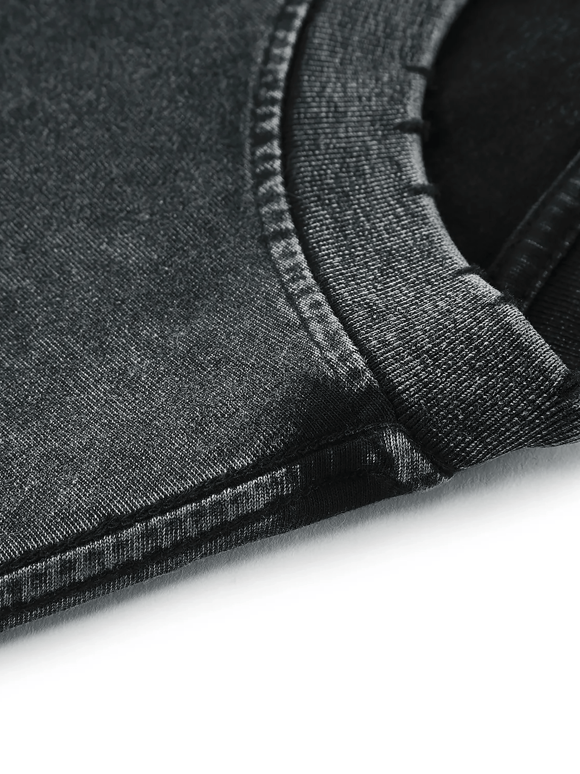 Streetwear Unisex Snow Washed Frayed Hem Tank Top ODMPOD