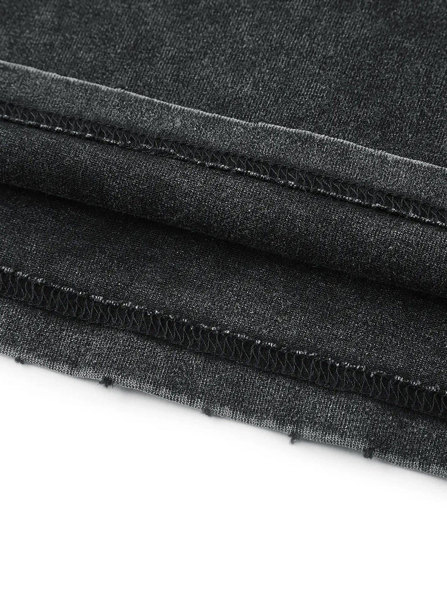 Streetwear Unisex Snow Washed Frayed Hem Tank Top ODMPOD