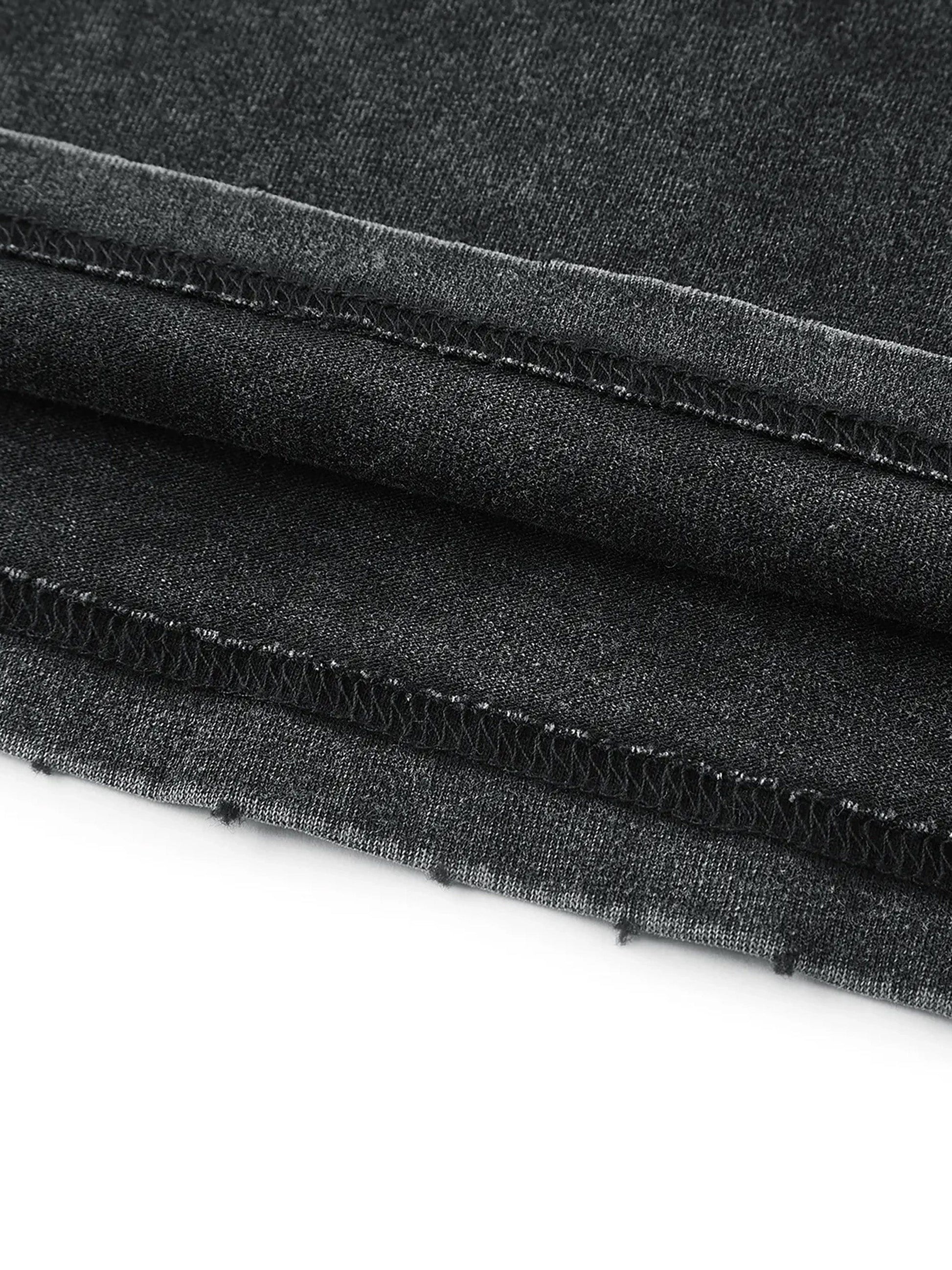 Streetwear Unisex Snow Washed Frayed Hem Tank Top ODMPOD