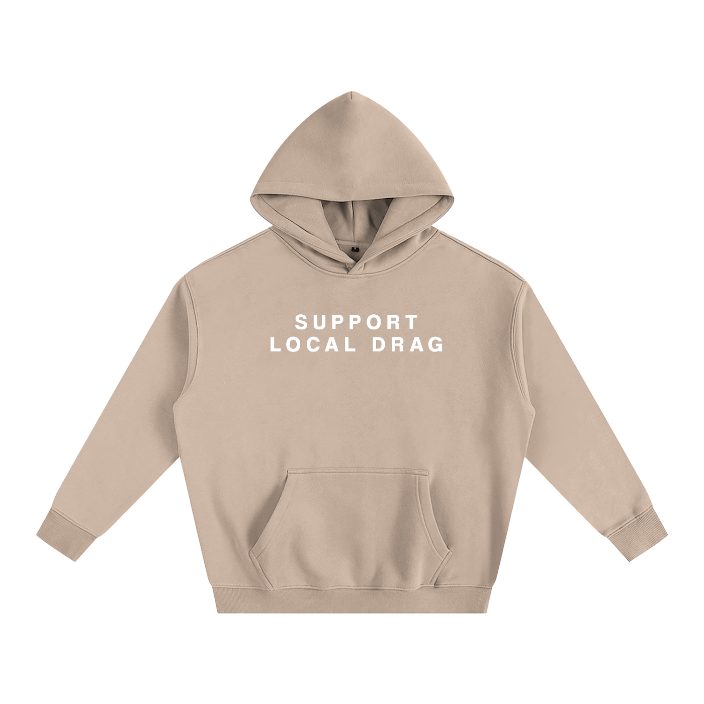 Premium Hood PEACHY / S SUPPORT LOCAL DRAG Heavy Fleece Hoodie ~ GAYSBIE PREMIUM MATERIALS