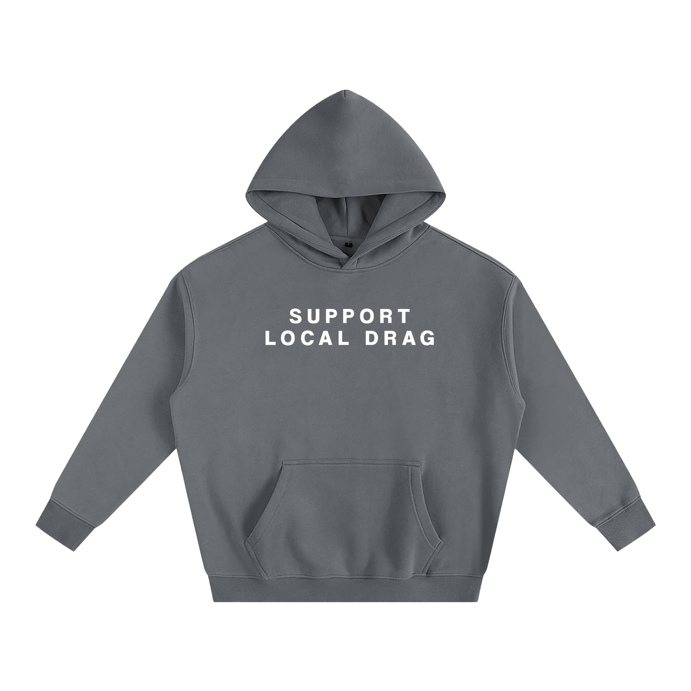 Premium Hood STORM / S SUPPORT LOCAL DRAG Heavy Fleece Hoodie ~ GAYSBIE PREMIUM MATERIALS
