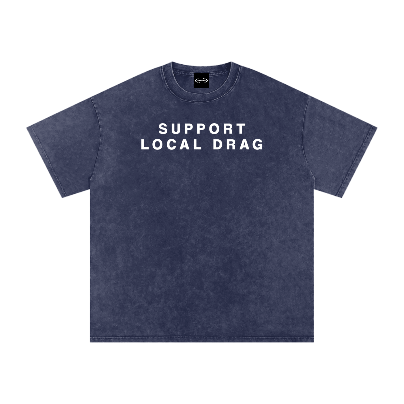 Oversize Tee ECLIPSE / S SUPPORT LOCAL DRAG Premium Oversized Tee ~ GAYSBIE PREMIUM MATERIALS