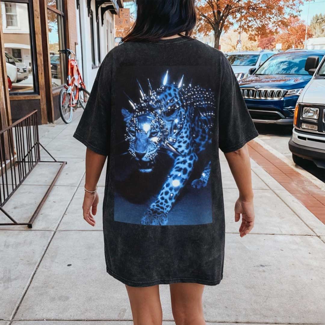 Oversize Tee SUPREME Leopard Premium Oversized Tee ~ GAYSBIE PREMIUM MATERIALS