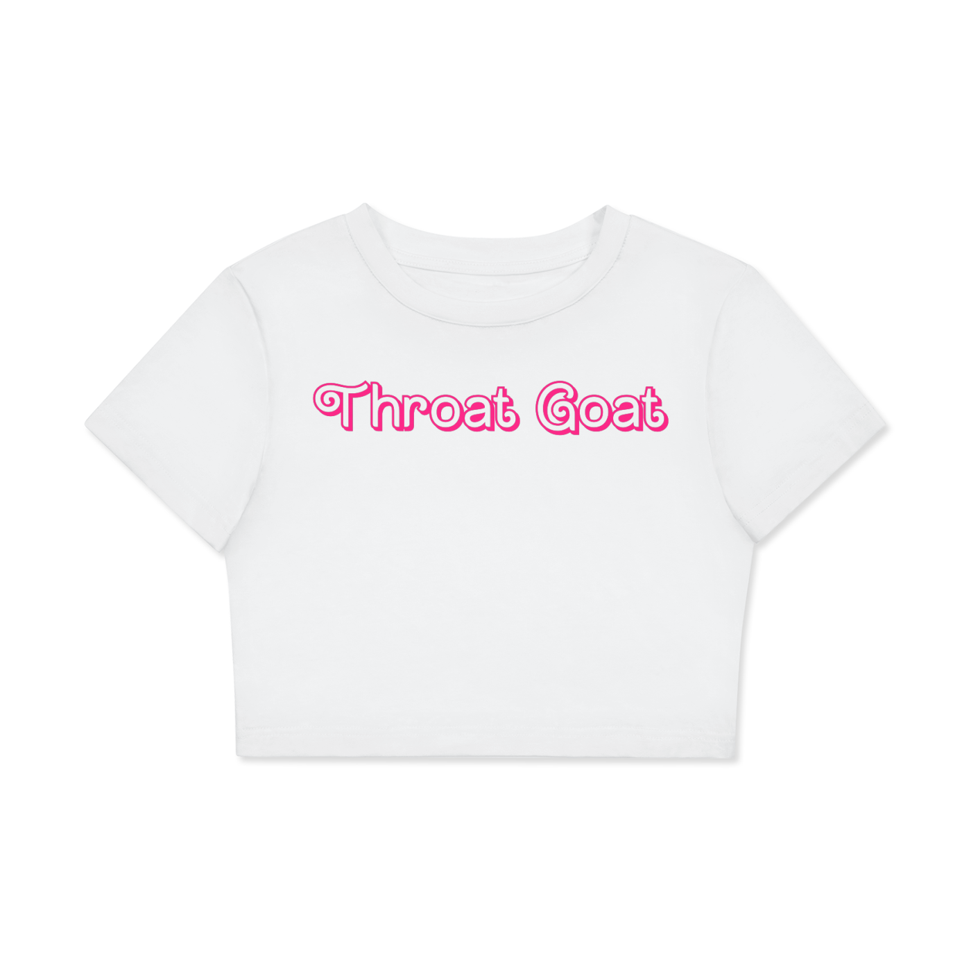 Crop Tee ICE / XS Throat Goat Crop Tee ~ GAYSBIE PREMIUM MATERIALS