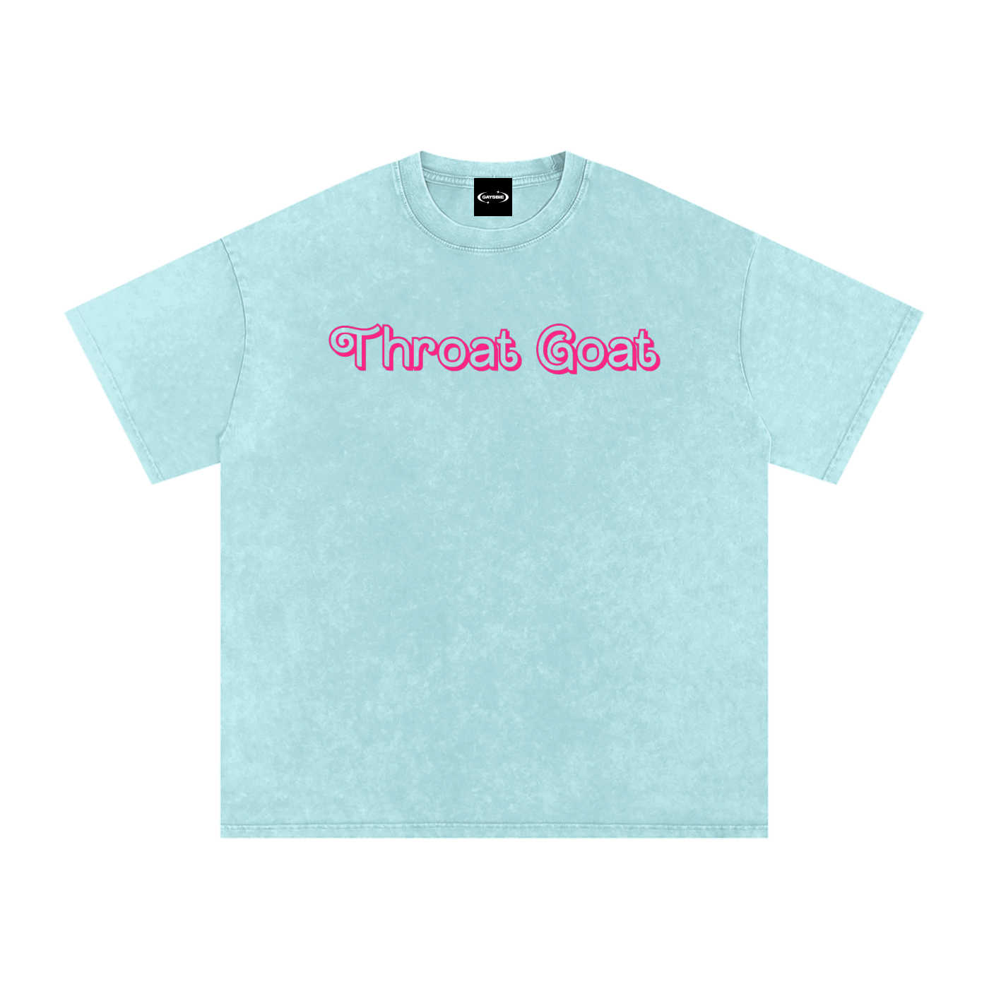 Oversize Tee Water Blue / S Throat Goat Premium Oversized Tee ~ GAYSBIE PREMIUM MATERIALS
