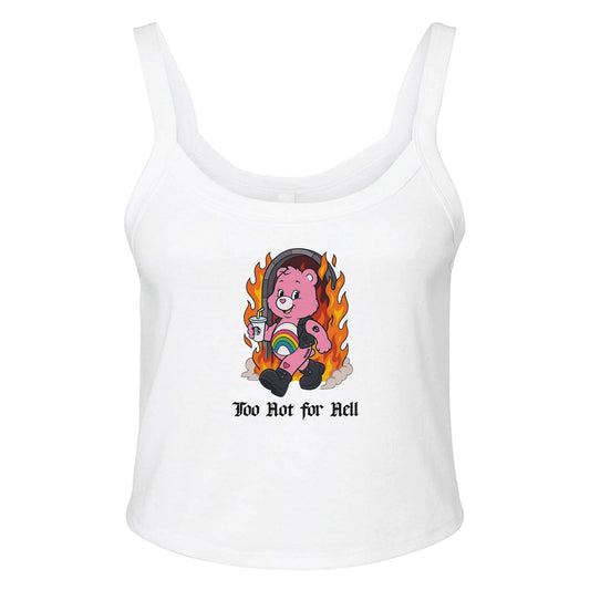 Ribbed Tank ICE / XS TOO HOT FOR HELL BEAR - Baby Ribbed Tank ~ GAYSBIE PREMIUM MATERIALS
