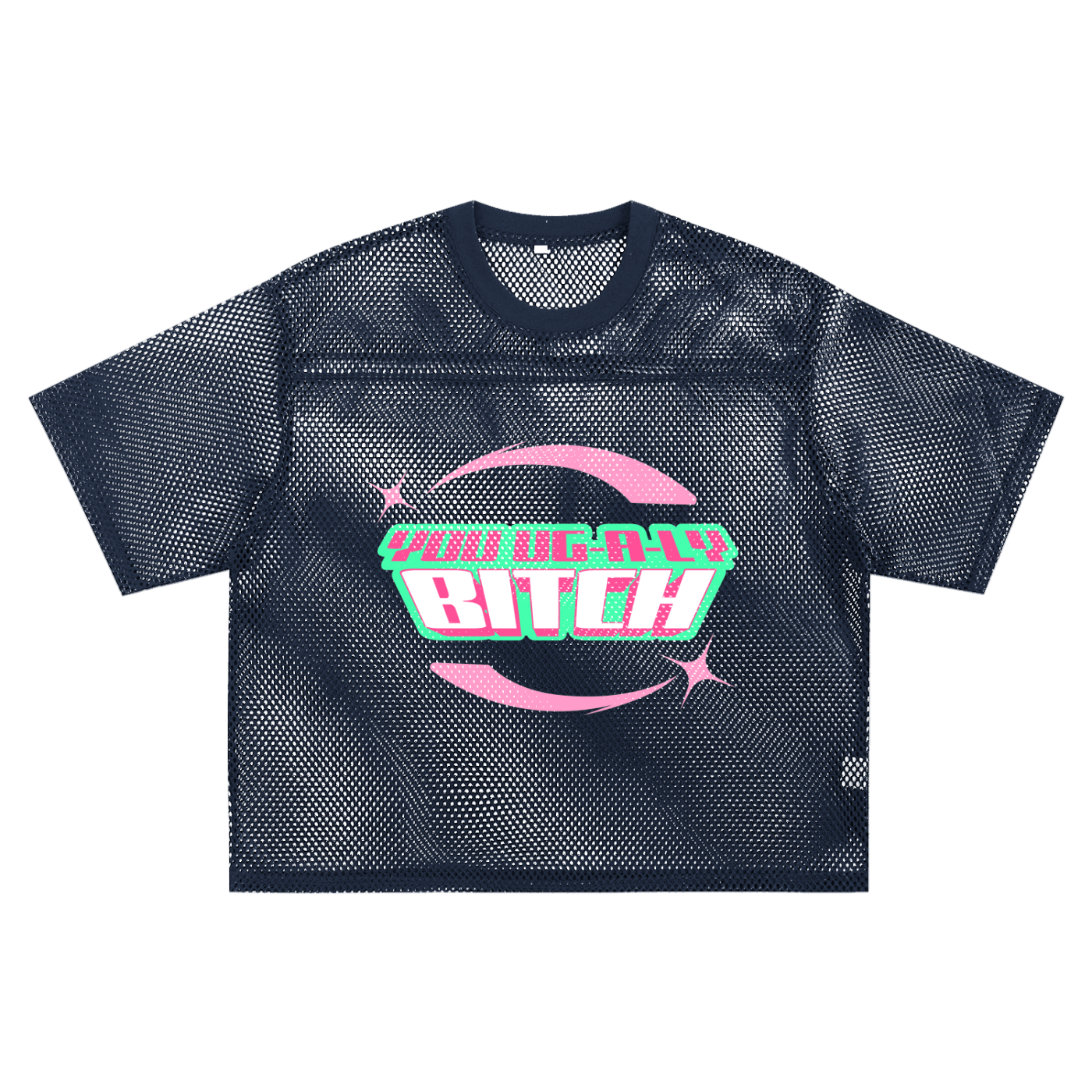 Mesh Tee ECLIPSE / S UG-A-LY Boxy Mesh Tee ~ GAYSBIE PREMIUM MATERIALS