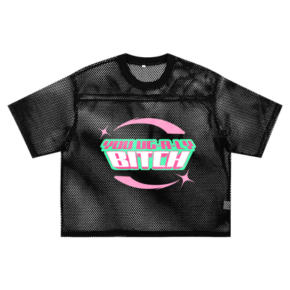 Mesh Tee MIDNIGHT / S UG-A-LY Boxy Mesh Tee ~ GAYSBIE PREMIUM MATERIALS