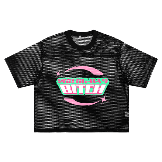 Mesh Tee MIDNIGHT / S UG-A-LY Boxy Mesh Tee ~ GAYSBIE PREMIUM MATERIALS