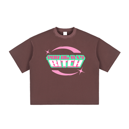 Boxy Tee PULM / S UG-A-LY Heavy Boxy Tee ~GAYSBIE PREMIUM MATERIALS