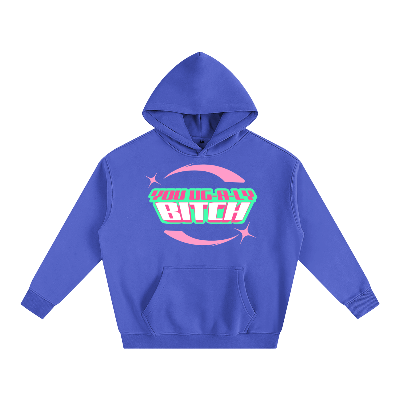 Premium Hood COSMIC / S UG-A-LY Heavy Fleece Hoodie ~ GAYSBIE PREMIUM MATERIALS