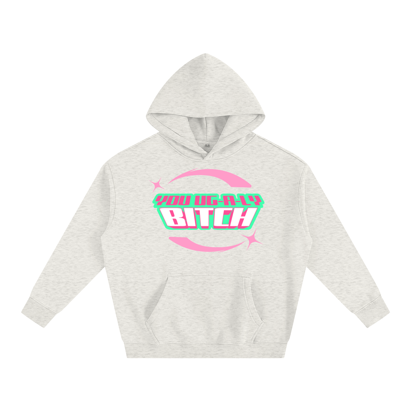 Premium Hood OAT / S UG-A-LY Heavy Fleece Hoodie ~ GAYSBIE PREMIUM MATERIALS