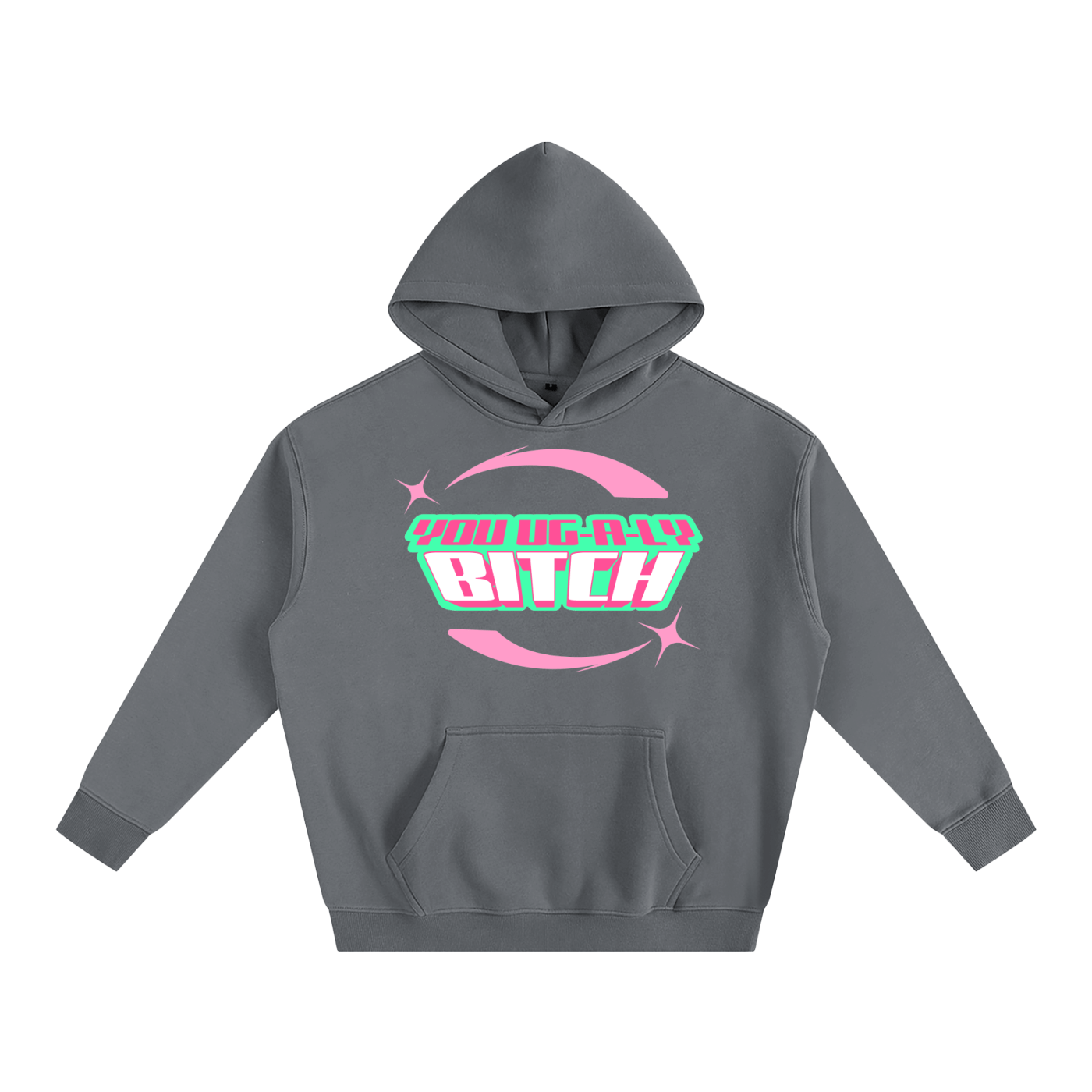 Premium Hood STORM / S UG-A-LY Heavy Fleece Hoodie ~ GAYSBIE PREMIUM MATERIALS