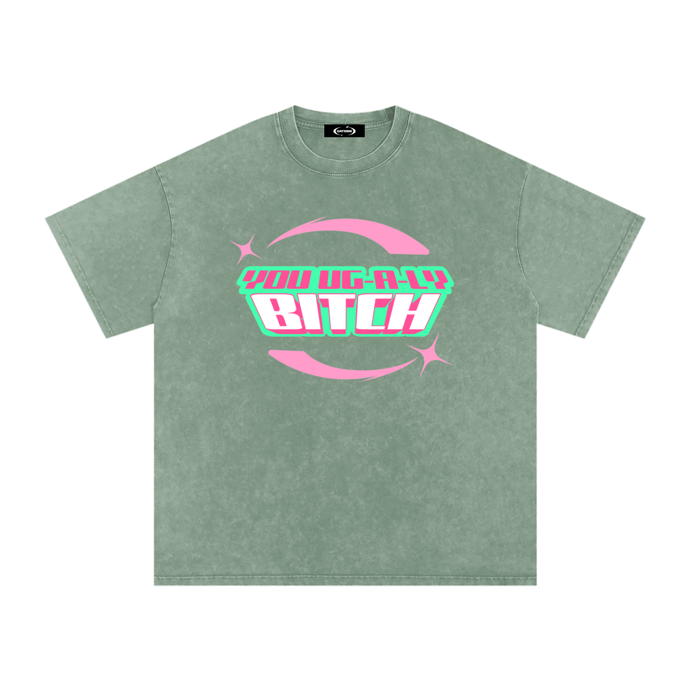 Oversize Tee OLIVE / S UG-A-LY Premium Oversized Tee - GAYSBIE PREMIUM MATERIALS