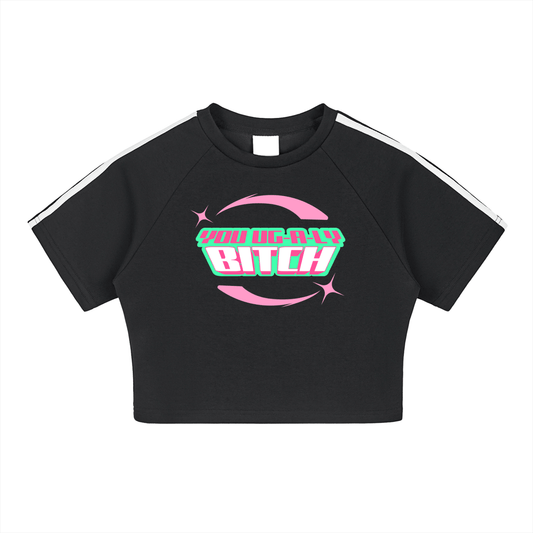 Taped Crop MIDNIGHT / S UG-A-LY Taped Crop ~ GAYSBIE PREMIUM MATERIALS