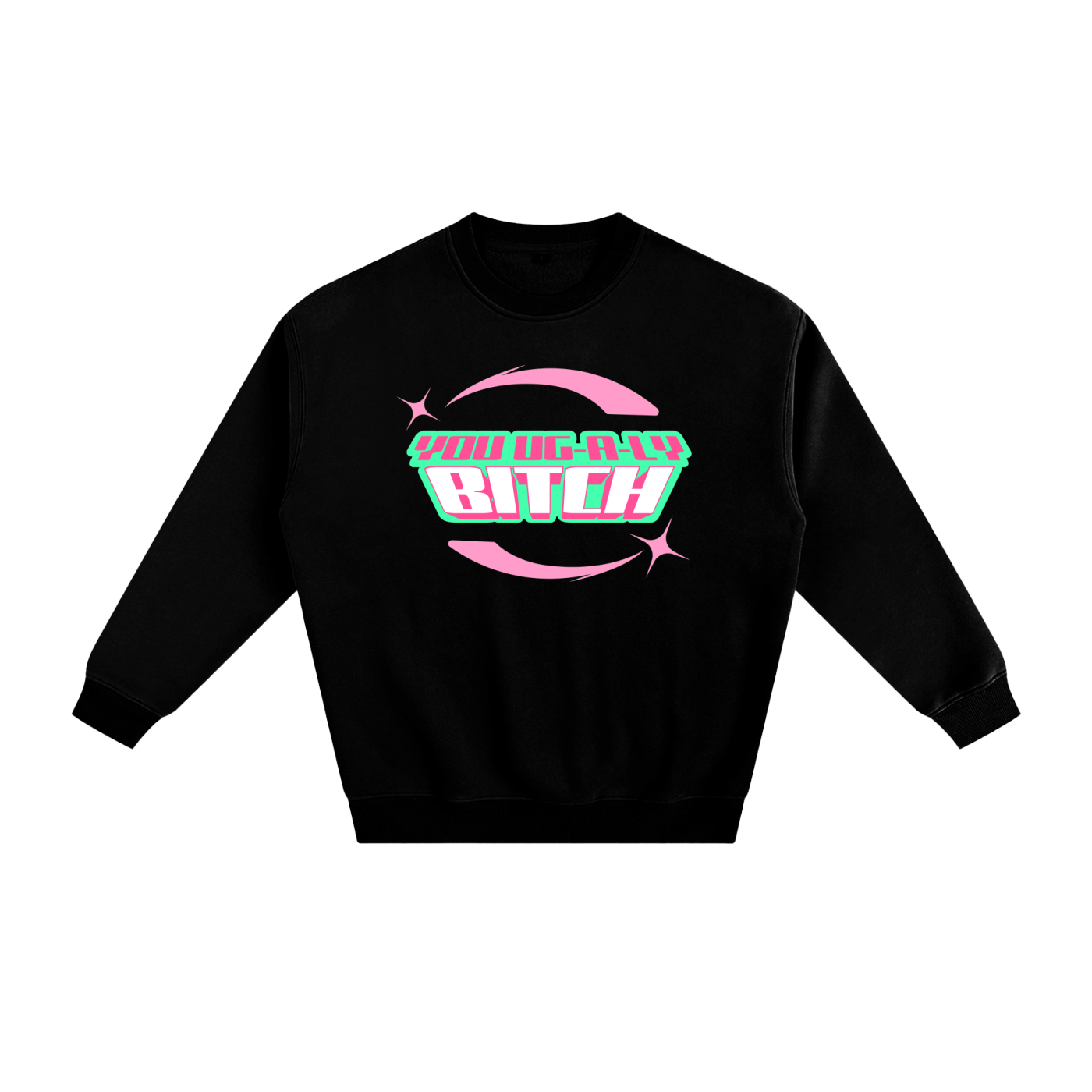 Premium Sweat MIDNIGHT / S UG-A-LY Thick Fleece Sweat ~ GAYSBIE PREMIUM MATERIALS