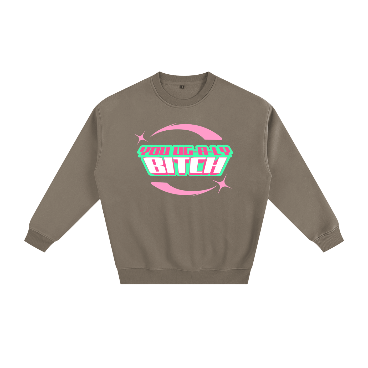 Premium Sweat MOCHA / S UG-A-LY Thick Fleece Sweat ~ GAYSBIE PREMIUM MATERIALS