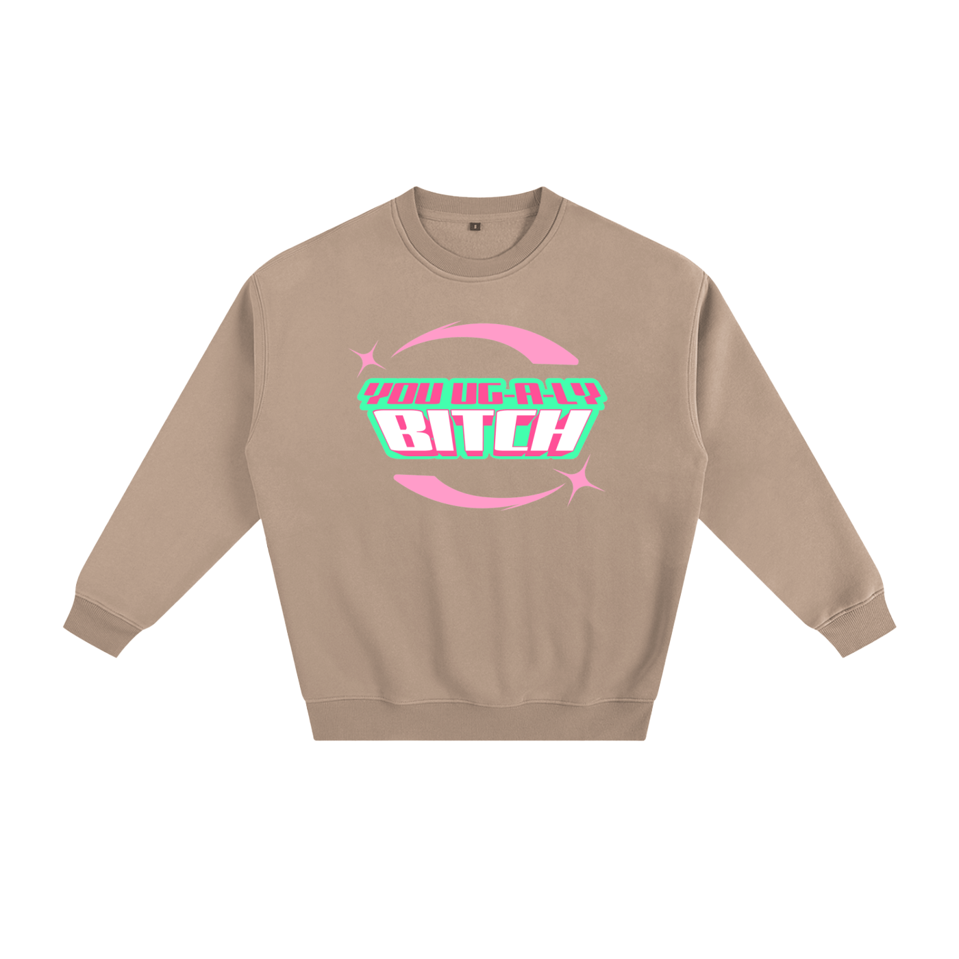 Premium Sweat STONE / S UG-A-LY Thick Fleece Sweat ~ GAYSBIE PREMIUM MATERIALS