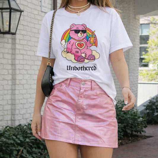 Oversize Tee UNBOTHERED BEAR Oversize Signature Tee ~ GAYSBIE PREMIUM MATERIALS