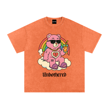 Oversize Tee MANGO / S UNBOTHERED BEAR Premium Oversized Tee ~ GAYSBIE PREMIUM MATERIALS