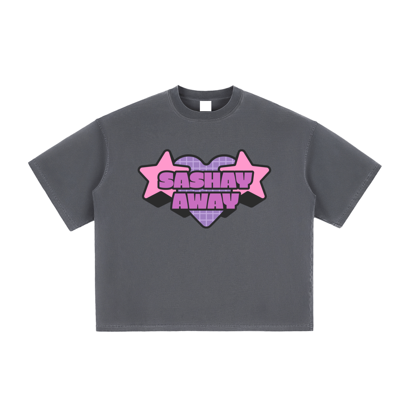 Haze Gray / S Vintage Washed Boxy T-Shirt ODMPOD