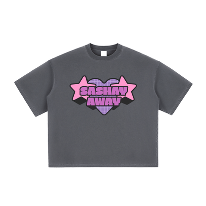 Haze Gray / S Vintage Washed Boxy T-Shirt ODMPOD