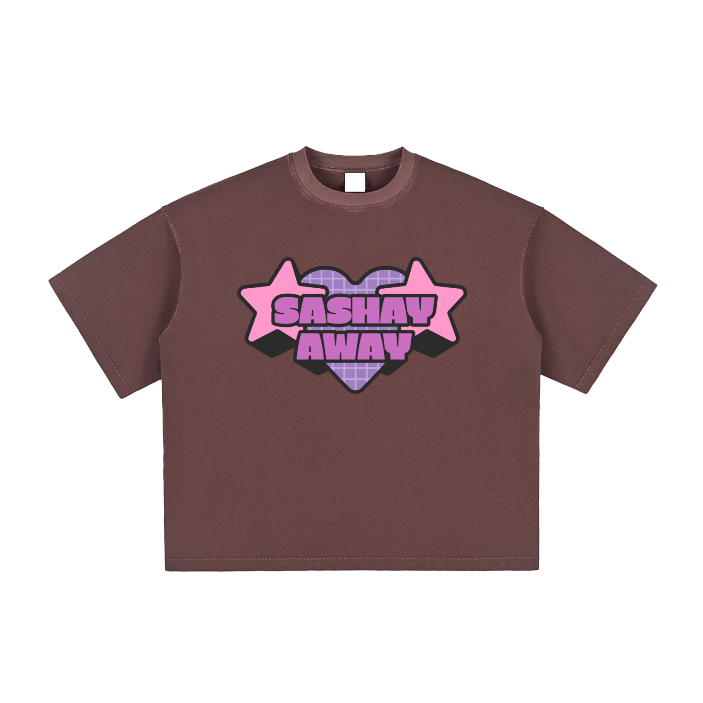 Ume Purple / S Vintage Washed Boxy T-Shirt ODMPOD