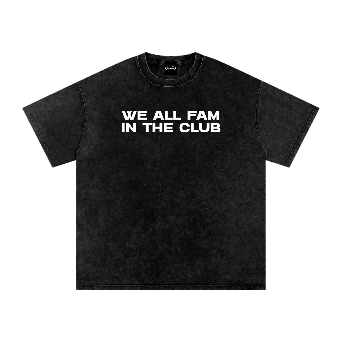 Oversize Tee MIDNIGHT / S WE ALL FAM IN THE CLUB Premium Oversized Tee ~ GAYSBIE PREMIUM MATERIALS