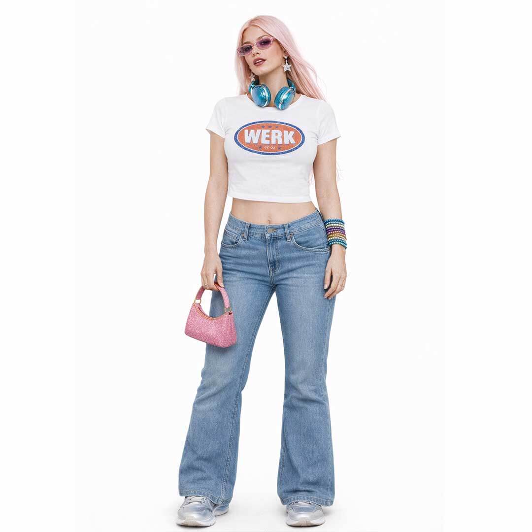 Baby Tee WERK BADGE Baby Tee ~ GAYSBIE PREMIUM MATERIALS