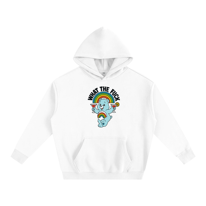 Premium Hood ICE / S WHAT THE FUCK BEAR Heavy Fleece Hoodie ~ GAYSBIE PREMIUM MATERIALS