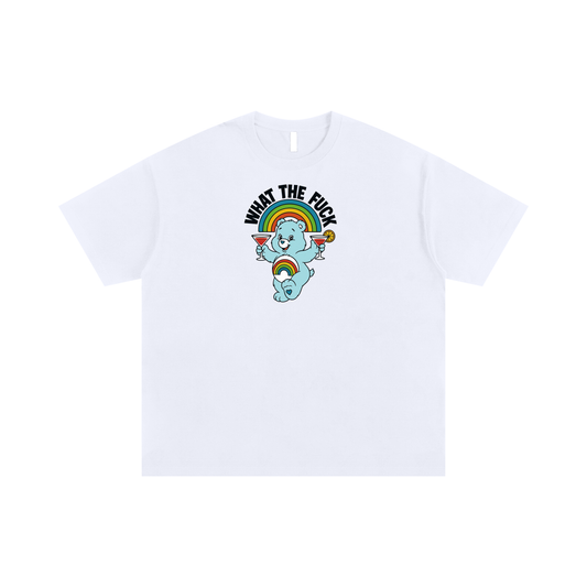 Oversize Tee ICE / S WHAT THE FUCK BEAR Oversize Signature Tee ~ GAYSBIE PREMIUM MATERIALS