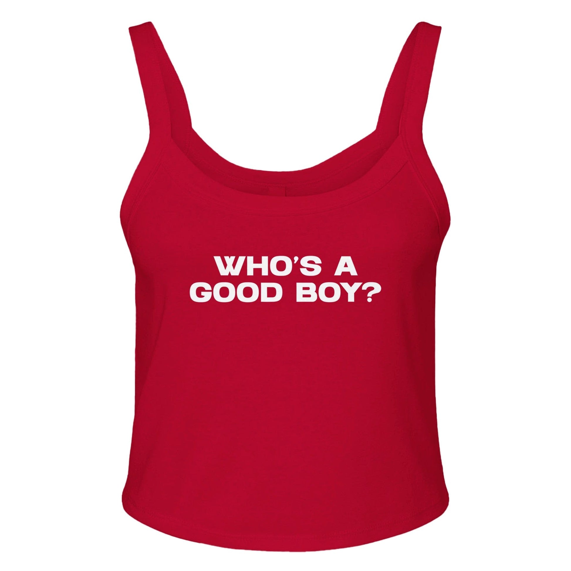 Ribbed Tank SPICY / XS WHO'S A GOOD BOY? Baby Ribbed Tank ~ GAYSBIE GAYSBIE SHOP
