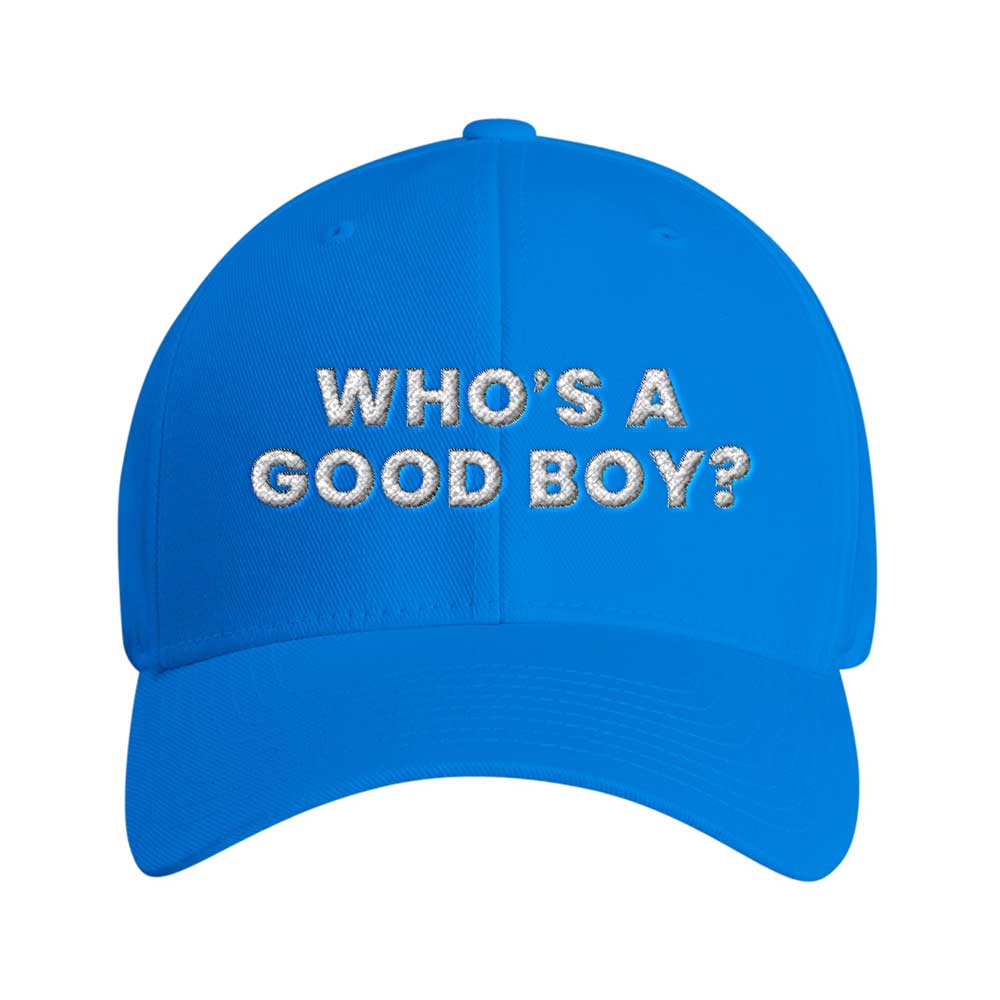 WHO'S A GOOD BOY? Embroidered Cap ~ GAYSBIE