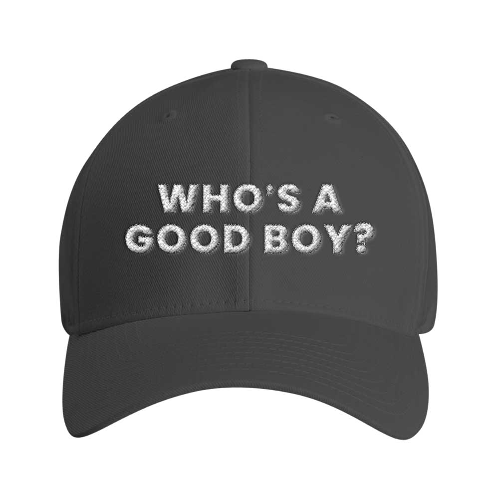 WHO'S A GOOD BOY? Embroidered Cap ~ GAYSBIE